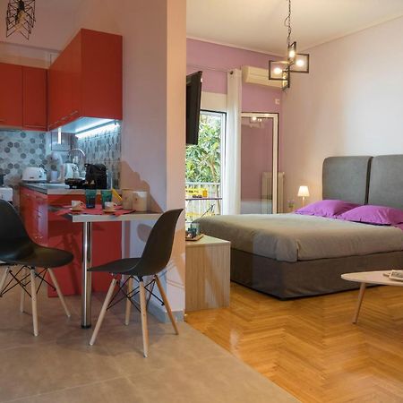 Stylish Modern Studio In The Heart Of Athen Eksteriør billede