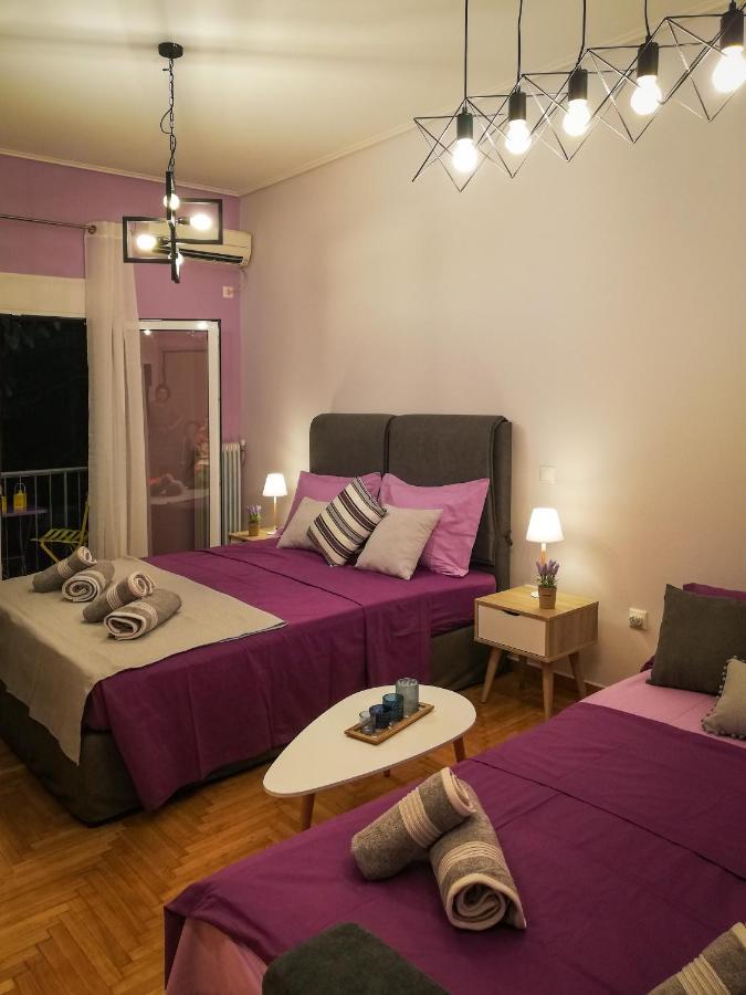 Stylish Modern Studio In The Heart Of Athen Eksteriør billede