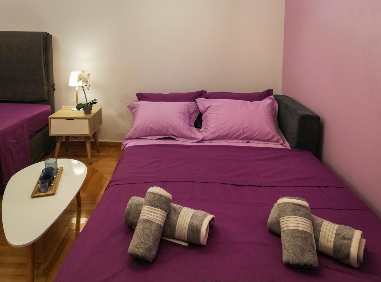 Stylish Modern Studio In The Heart Of Athen Eksteriør billede